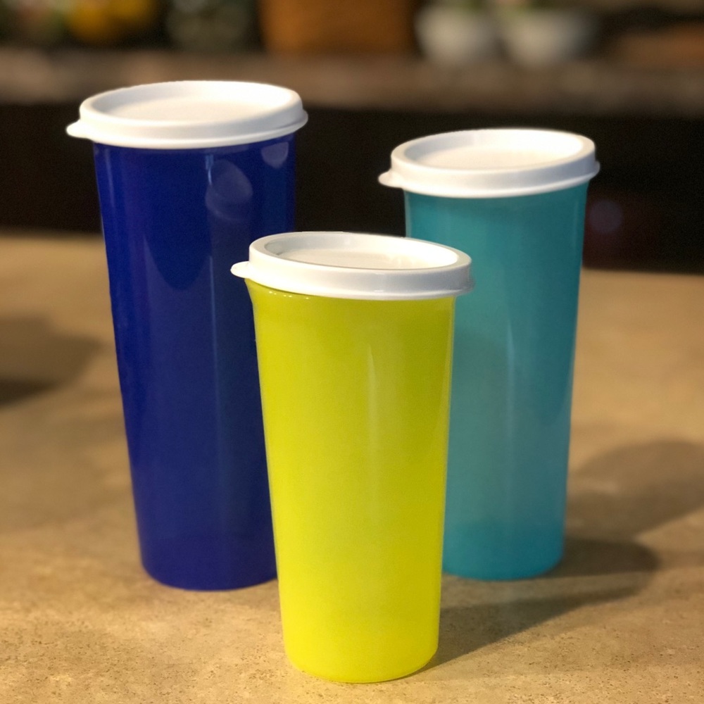 NEW Tupperware | Set of 6 | Cups with Lids